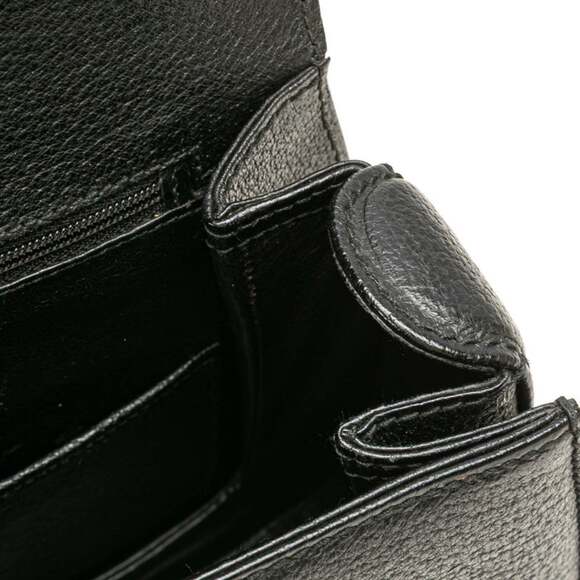 Gucci Bamboo Handbag/Shoulder Bag 2WAY 000 926 0633 Black Leather Women's GUCCI - Picture 4 of 13